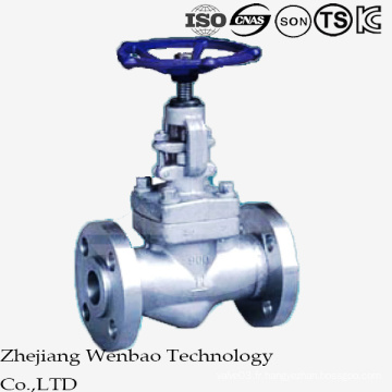 Soupape en acier inoxydable forgé Flange End Globe Valve